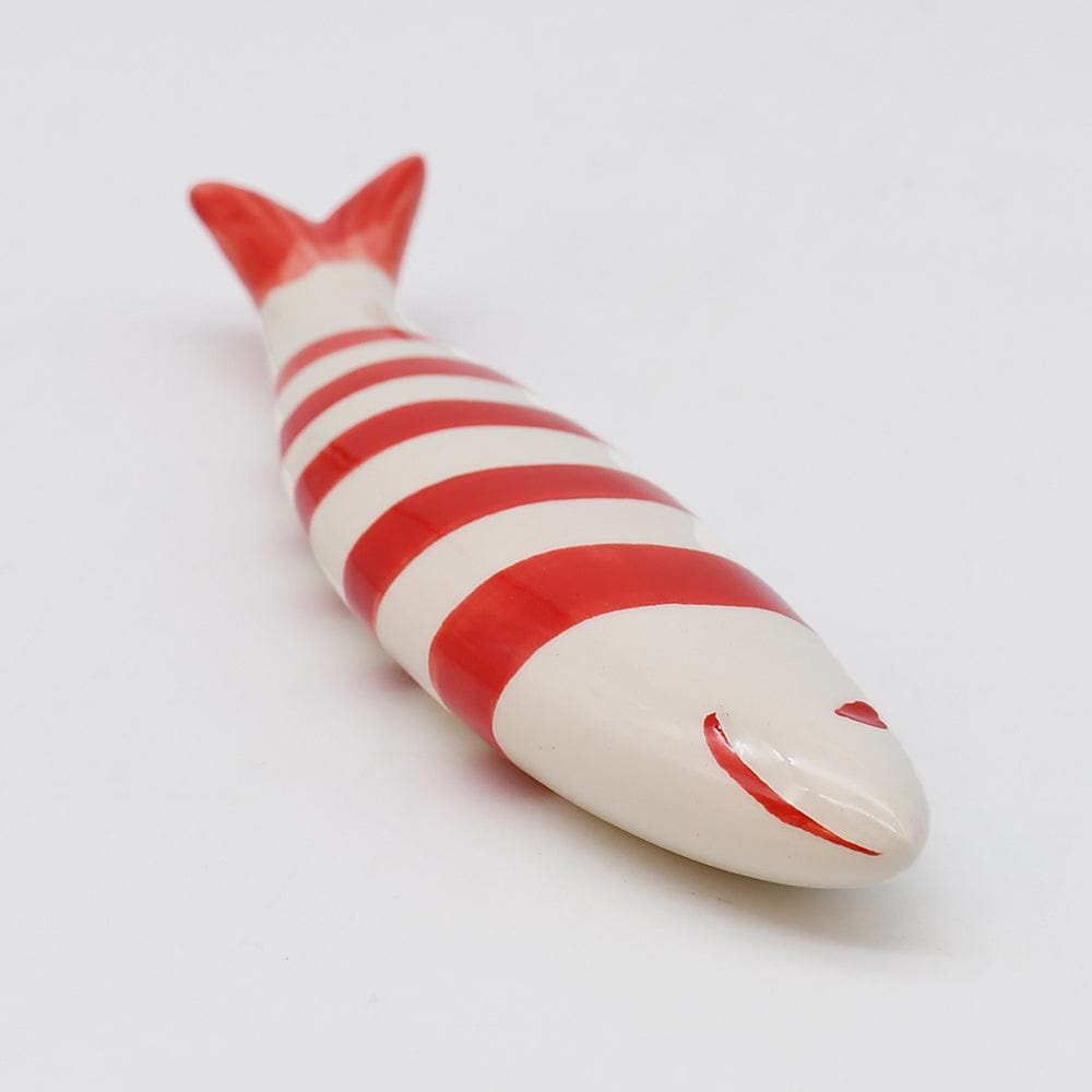 Decorative Smiling Sardine - Red