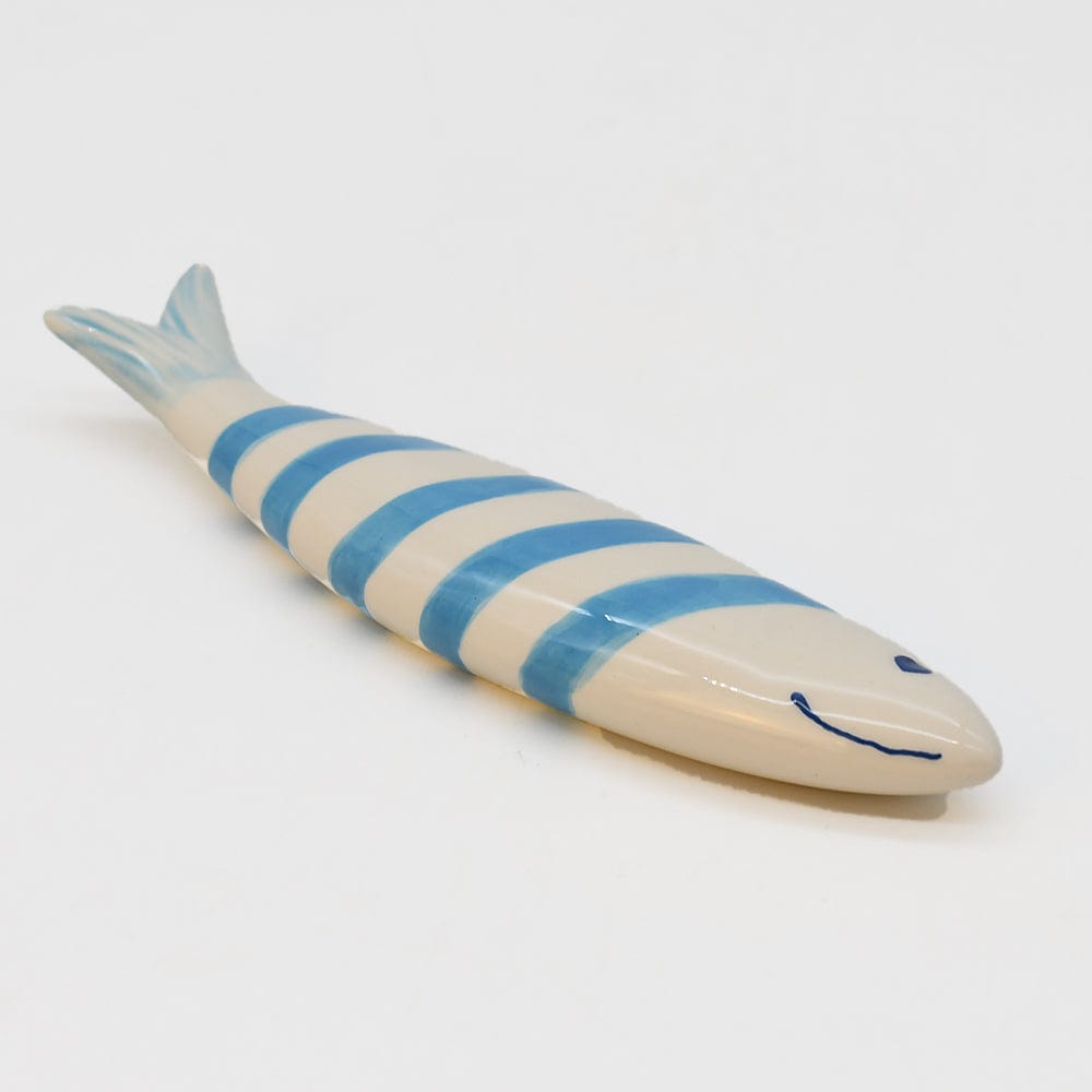 Decorative Smiling Sardine - Turquoise