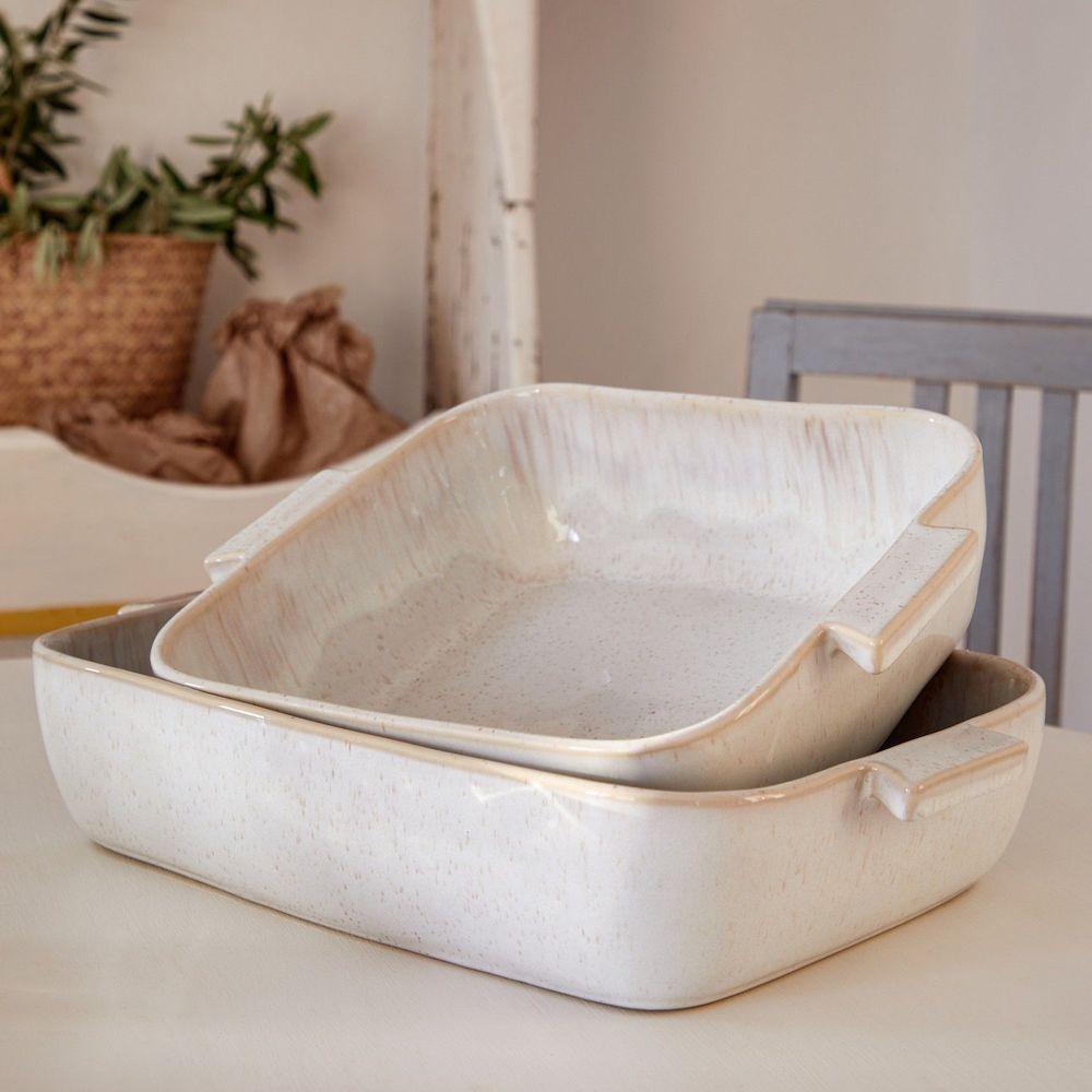 Eivissa I Stoneware Baking Dish - White