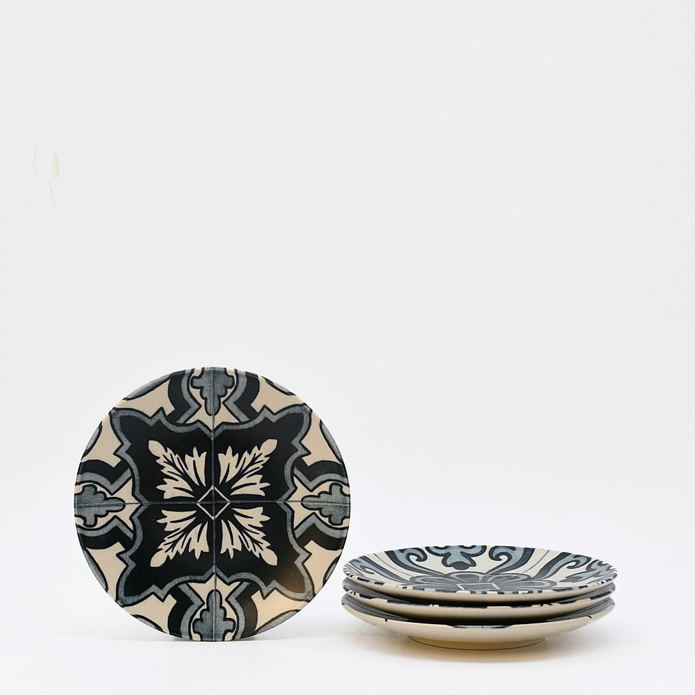 Elements I Set of 4 Stoneware Bread Plates