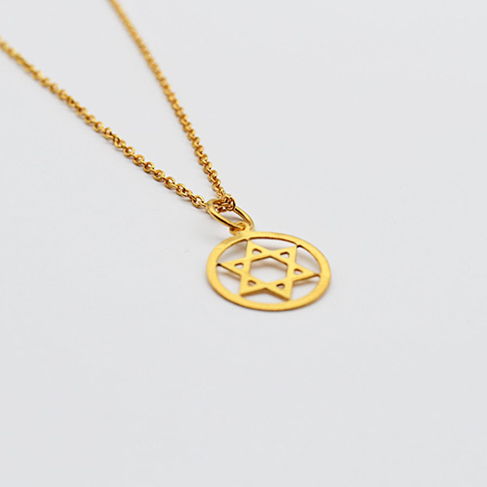 Estrela de David I Gold-plated Charm 0.1 oz