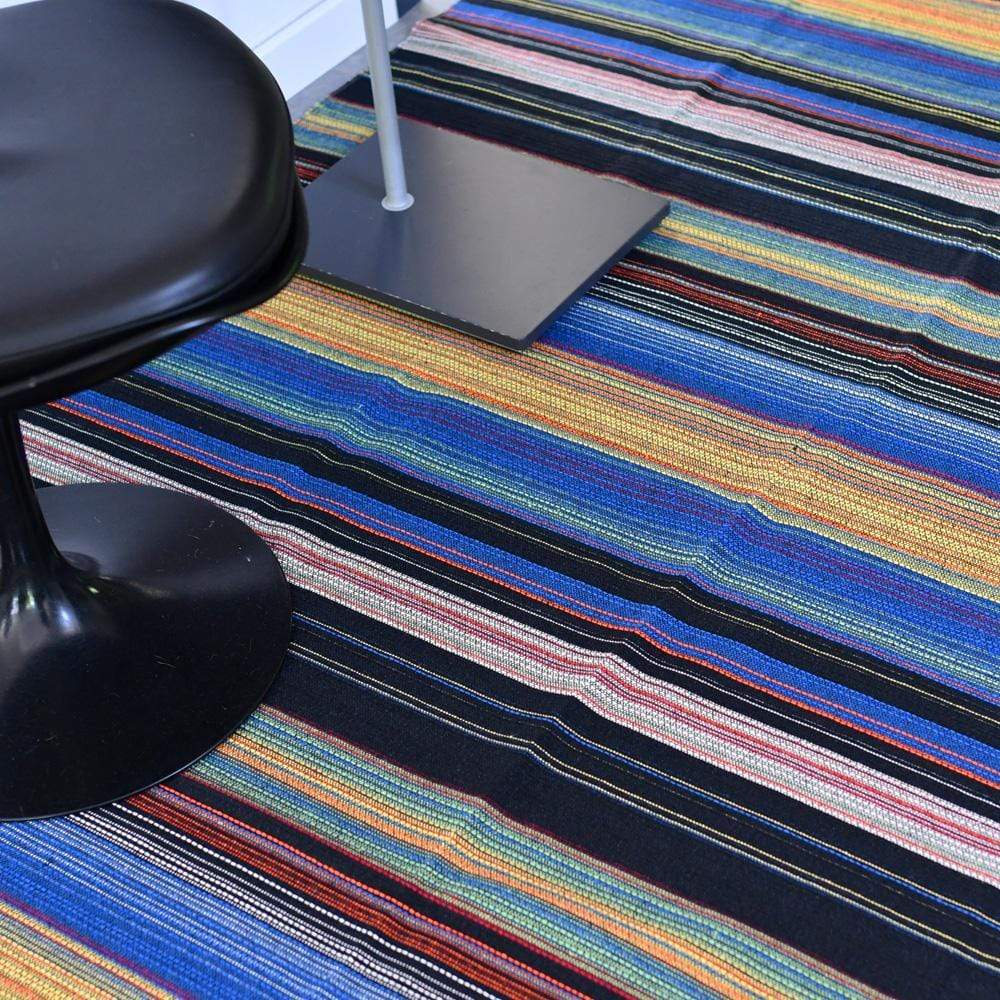 Fine Cotton Carpet 83x59'' - Blue