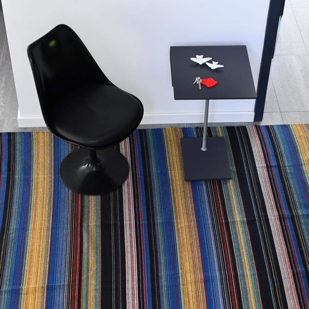 Fine Cotton Carpet 83x59'' - Blue