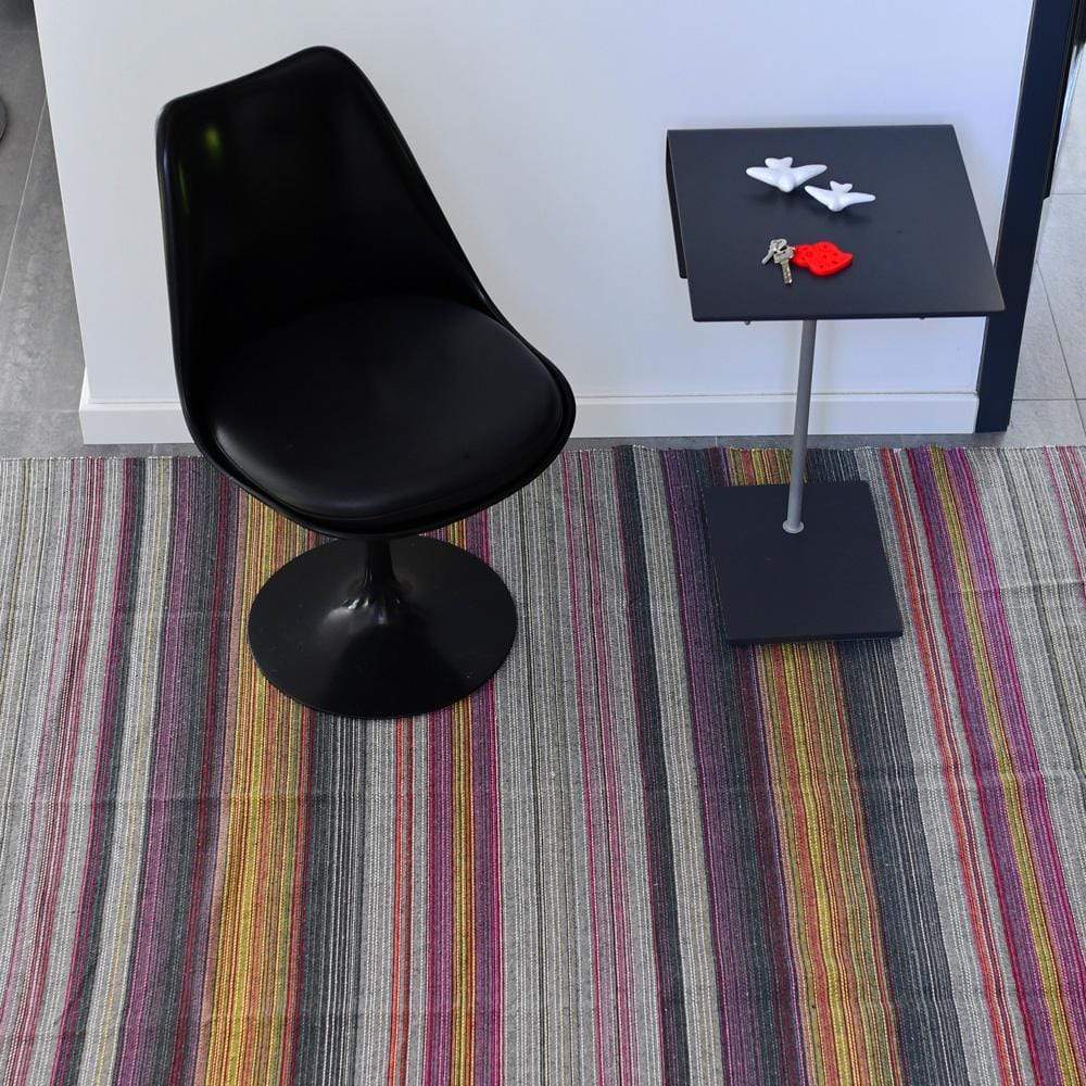 Fine Cotton Carpet 83x59'' - Grey