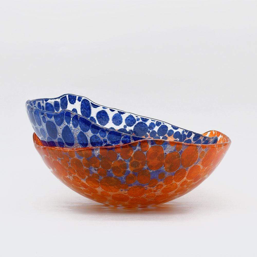 Fused Glass Bowl from Marinha Grande - 8''
