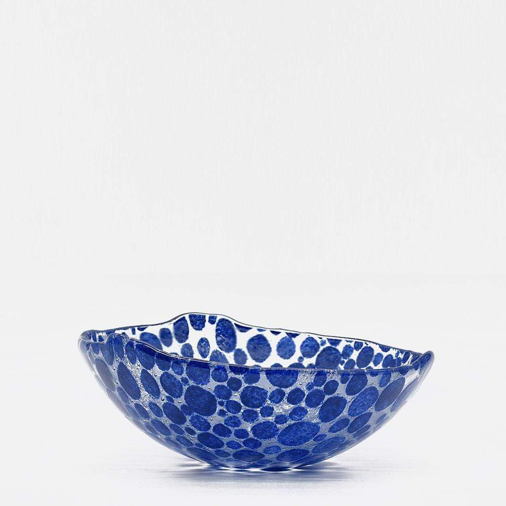 Fused Glass Bowl from Marinha Grande - 8''