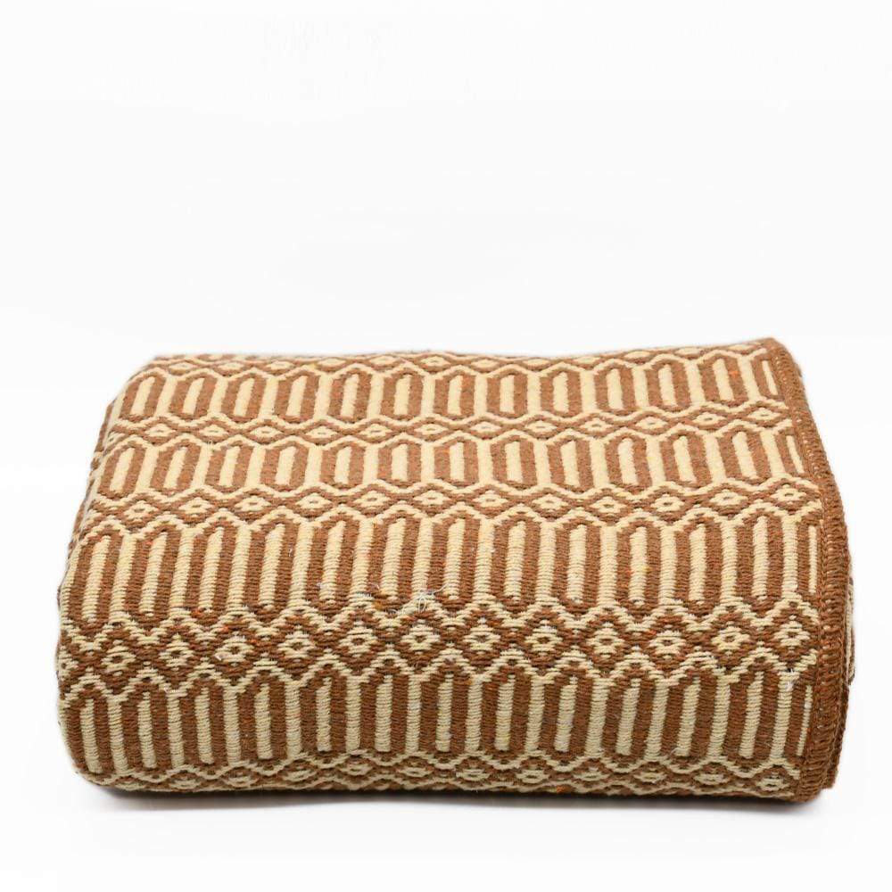 Hexa I Coton Blanket - Camel