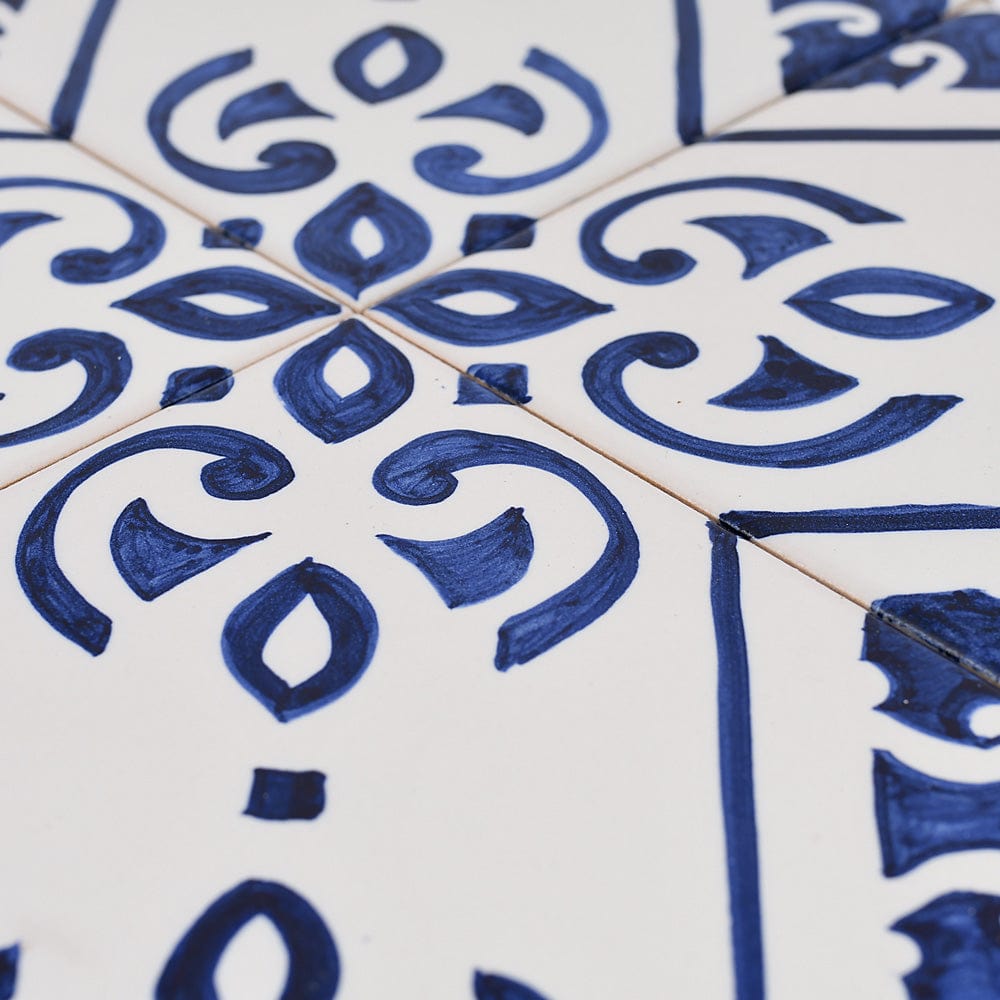 Joined Tile Panel of 4 azulejos 12X12''