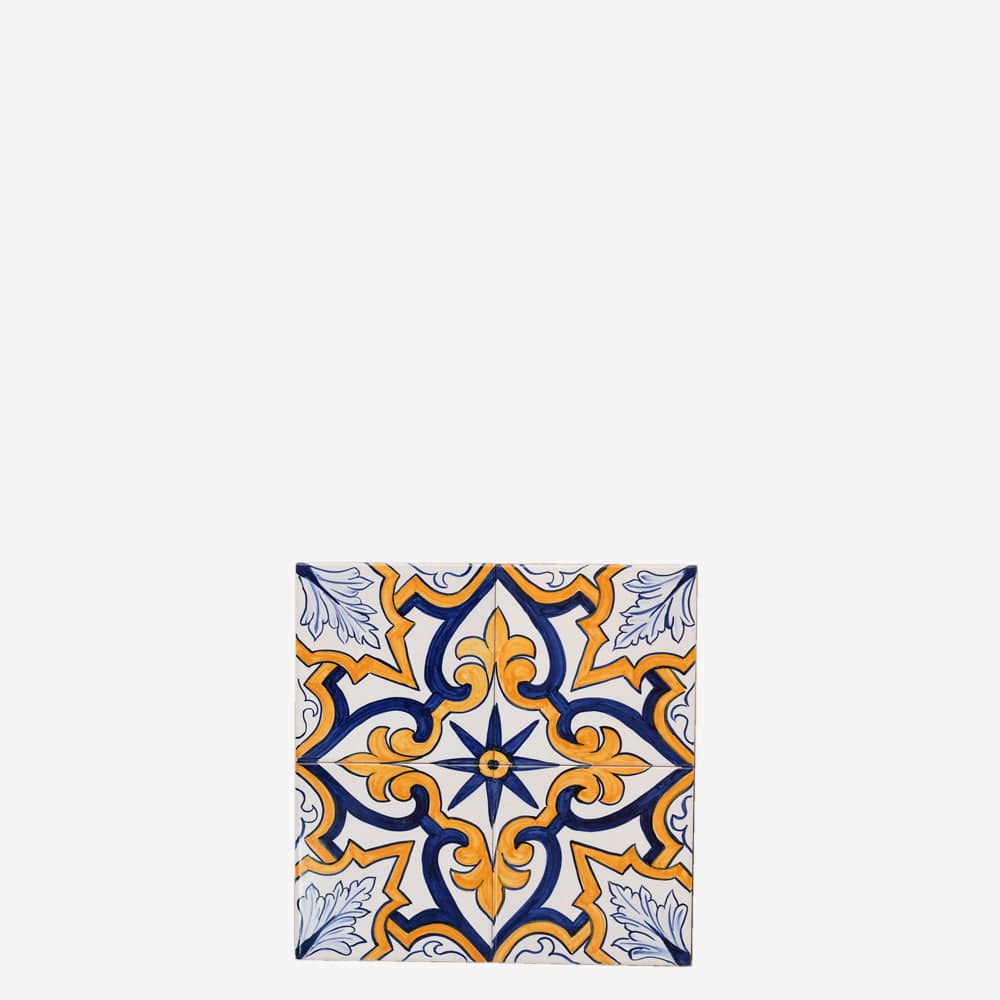 Joined Tile Panel of 4 azulejos 12X12''