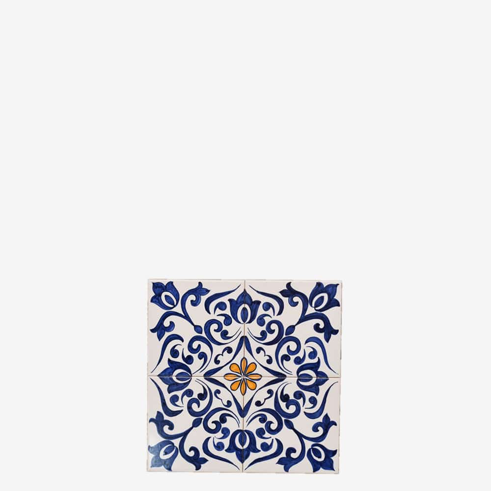 Joined Tile Panel of 4 azulejos 12X12''