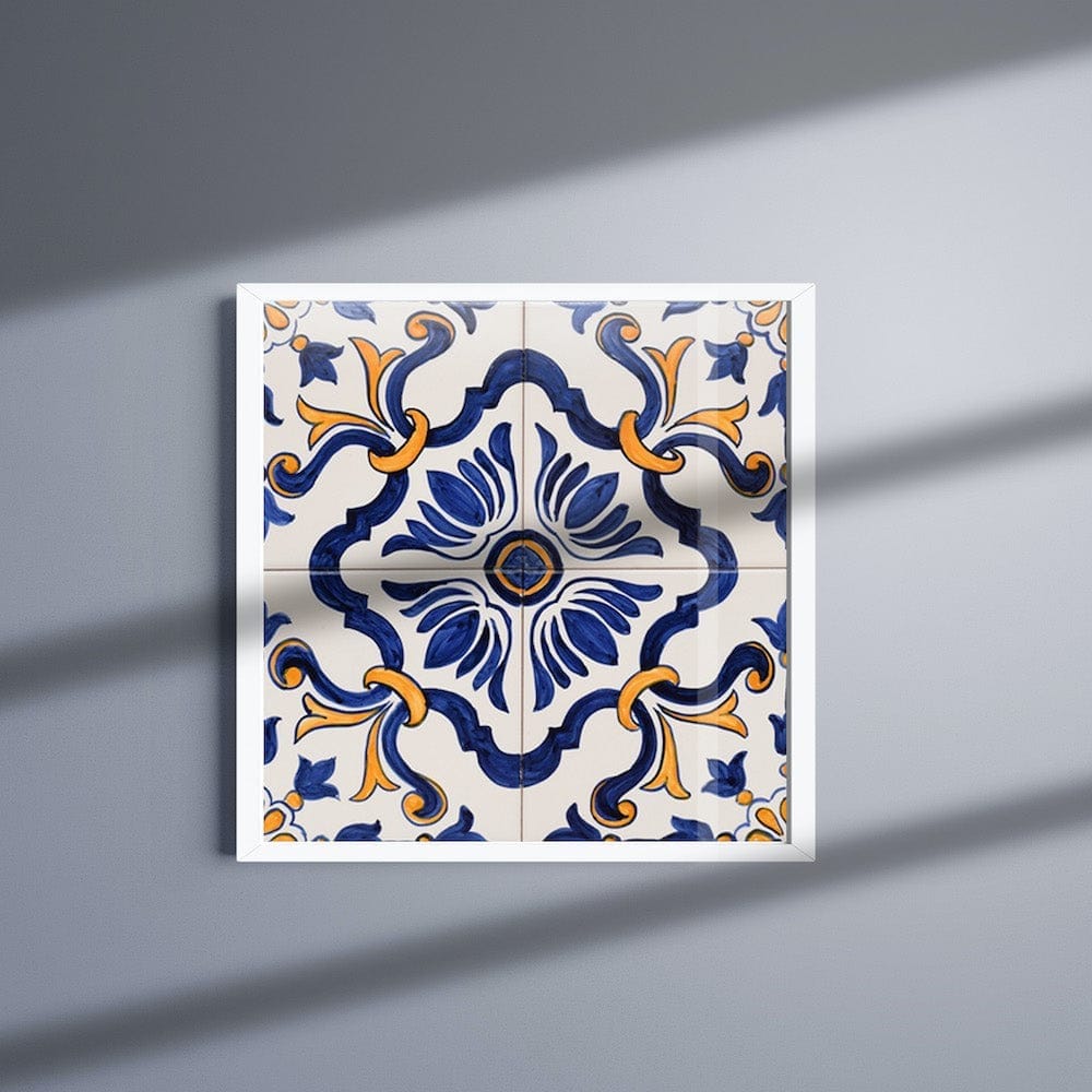 Joined Tile Panel of 4 azulejos 12X12''