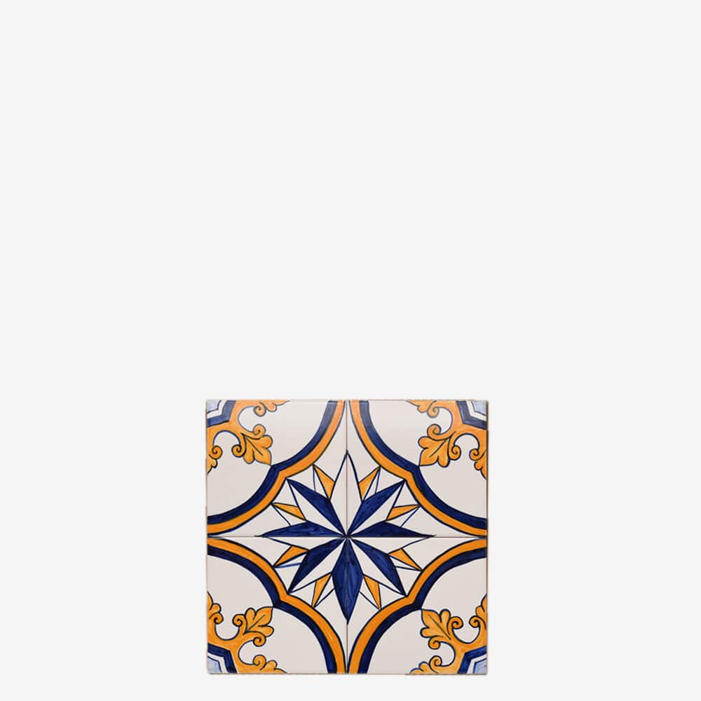 Joined Tile Panel of 4 azulejos 12X12''