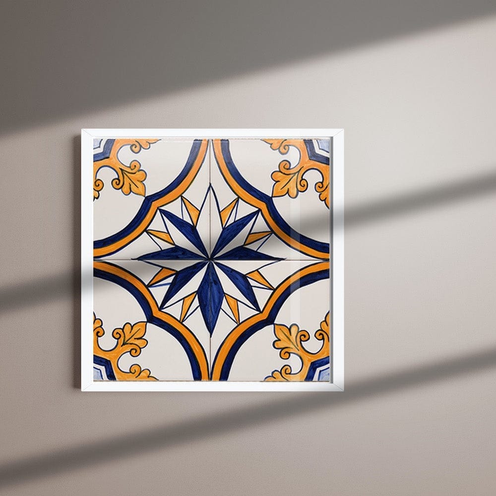 Joined Tile Panel of 4 azulejos 12X12''