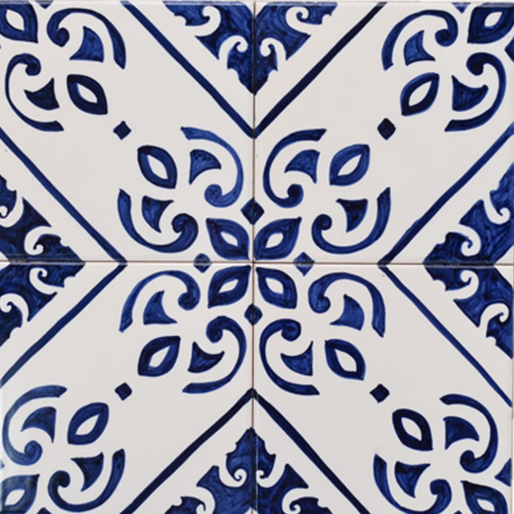 Joined Tile Panel of 4 azulejos 12X12''
