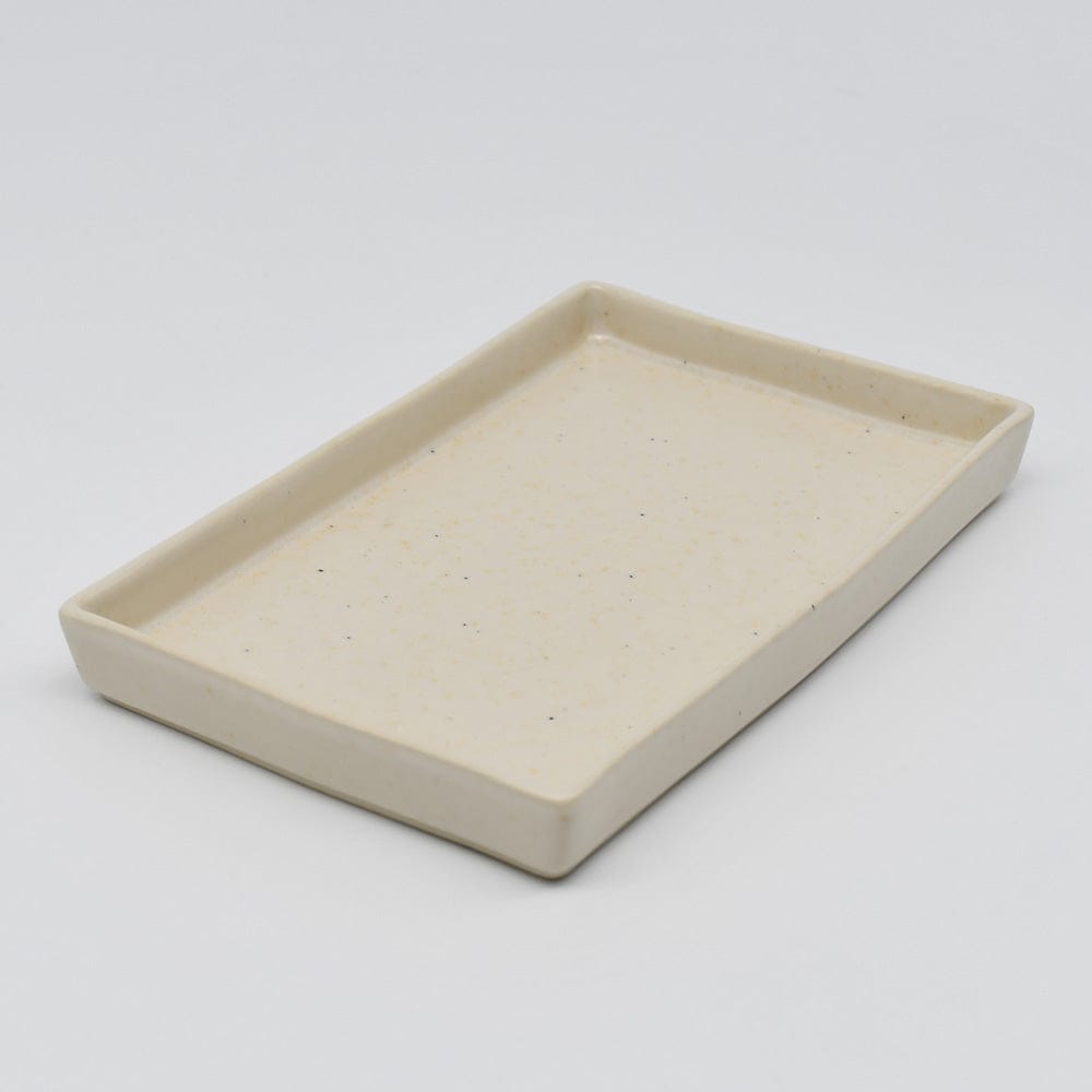 Lagoa I Small Rectangular Serving Dish - Beige