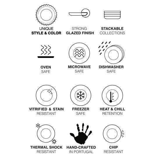 Madeira I Stoneware Salad Bowl - Beige