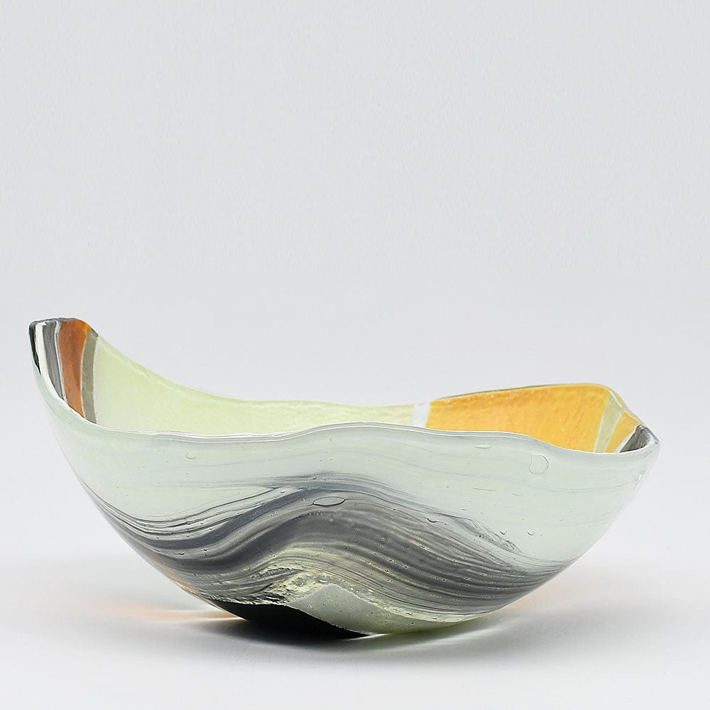 Marinha Grande I Glass Salad Bowl - 11"