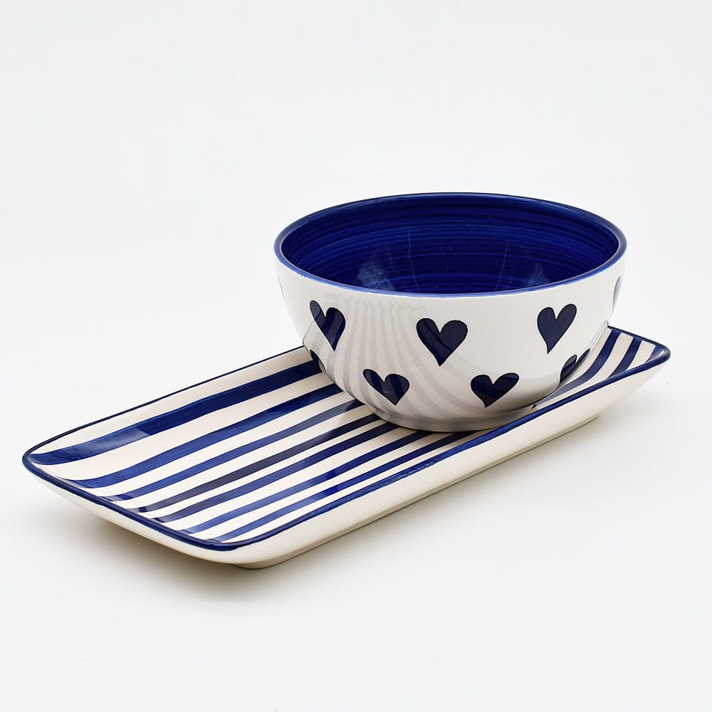 Namorados I Large Bowl 15cm - Blue
