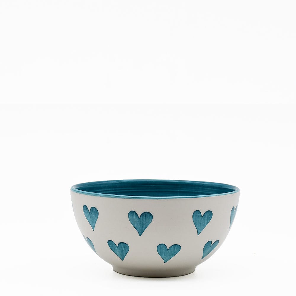 Namorados I Large Bowl 15cm - Turquoise