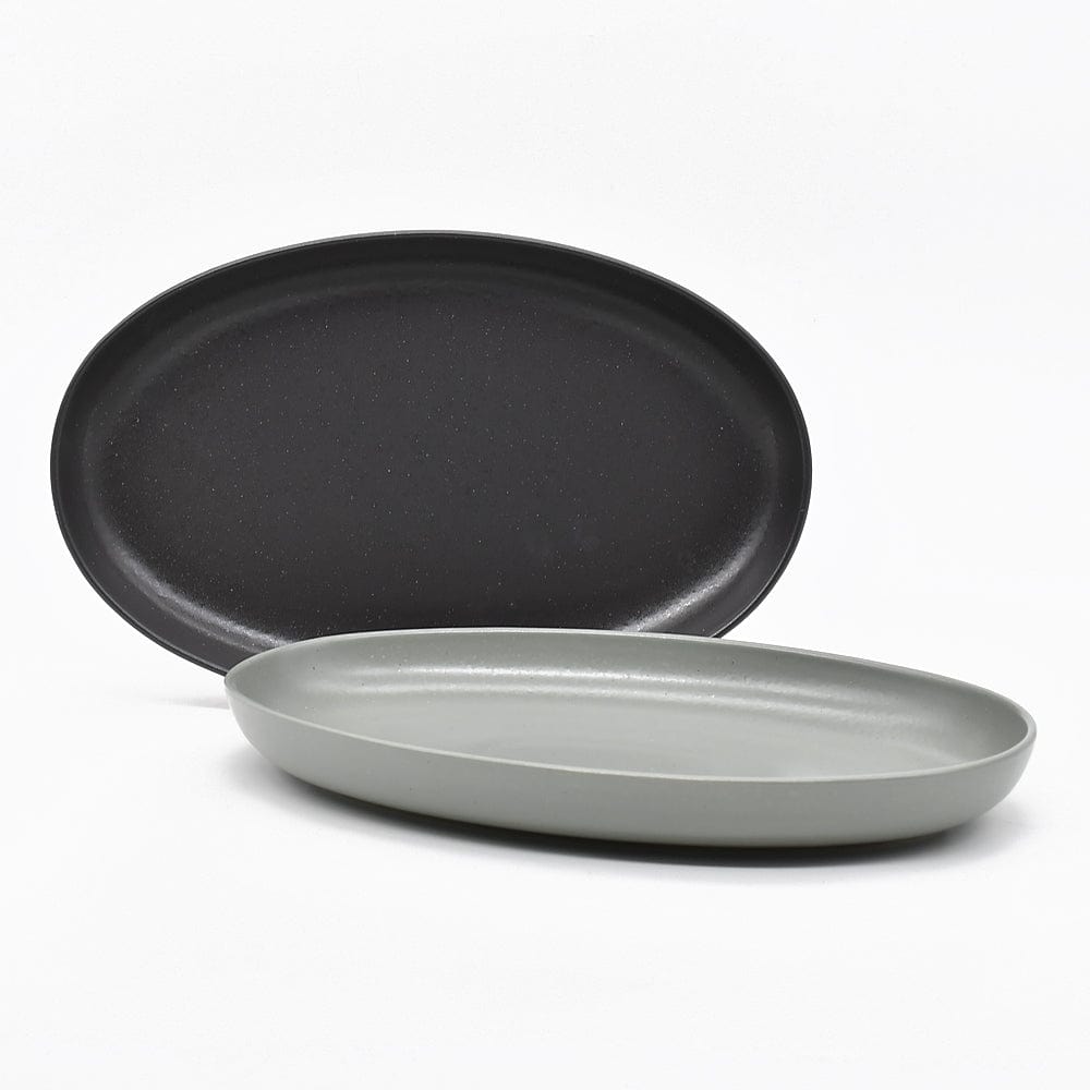 Pacifica I Stoneware Serving Dish - Black