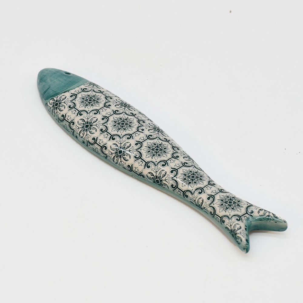 Padrão I Ceramic Decorative Sardine - Green