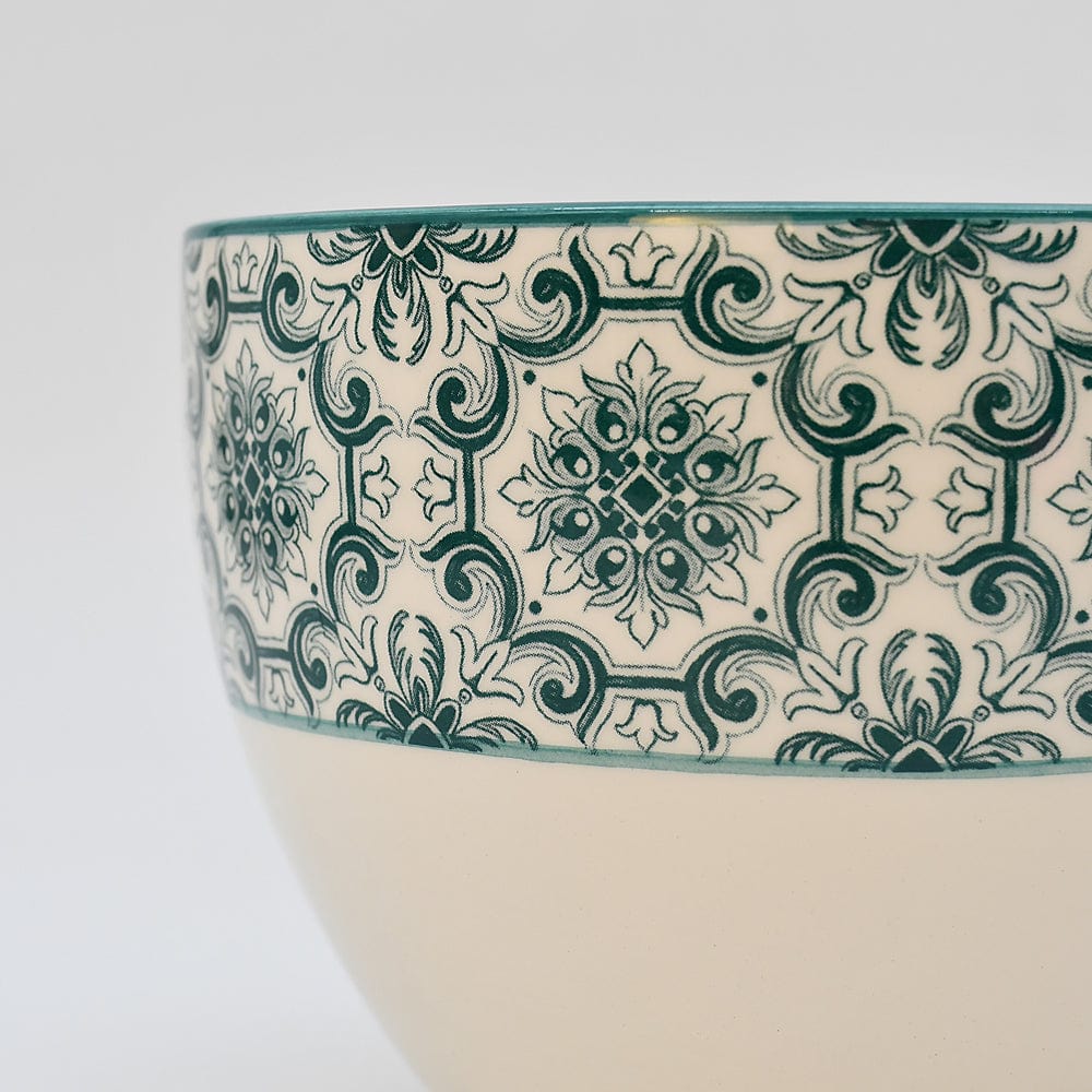 Padrão I Ceramic Large Mug - Green