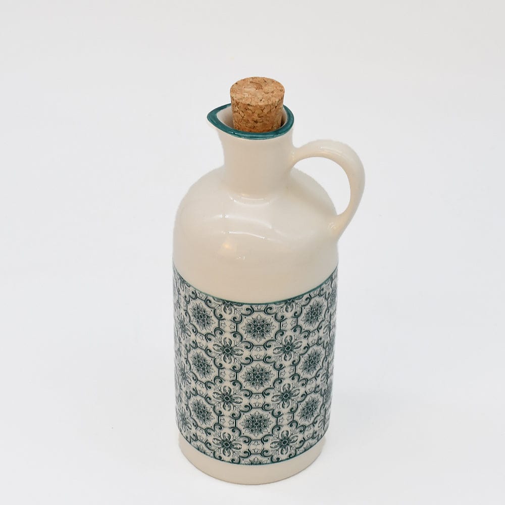 Padrão I Ceramic Oil Carafe - Green