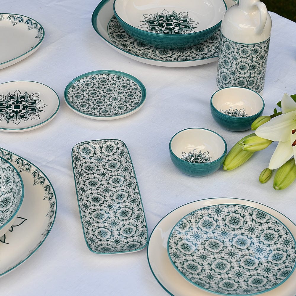 Padrão I Ceramic Serving Dish 11.2'' - Green