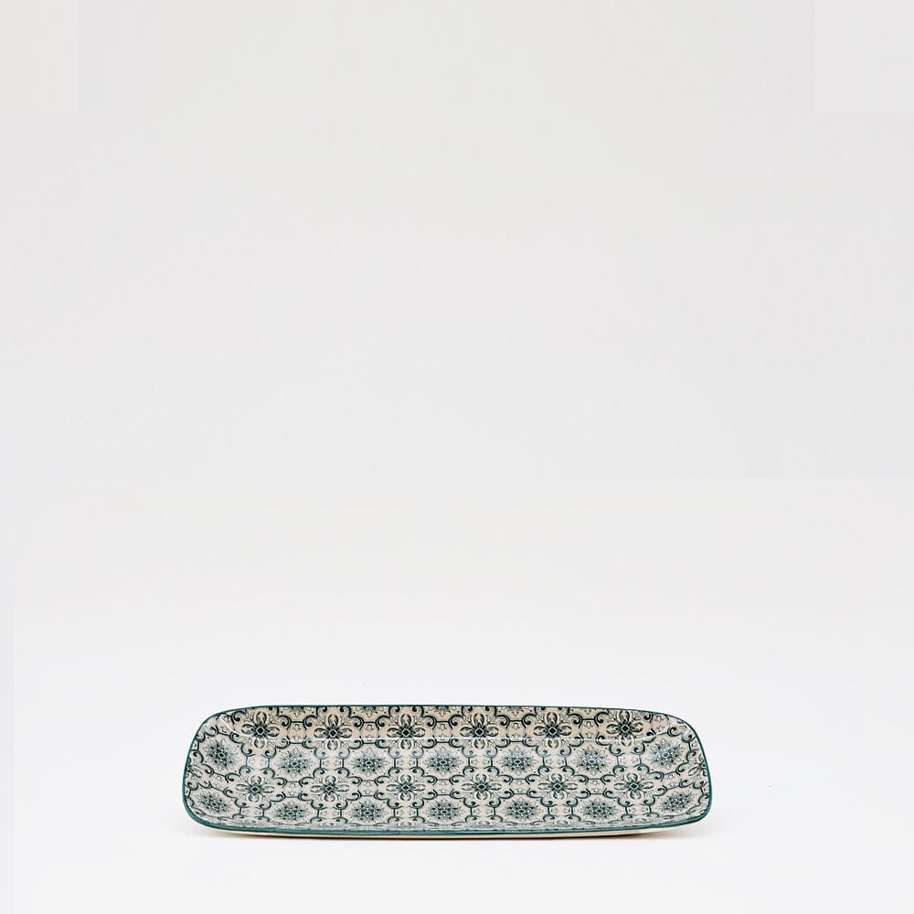 Padrão I Ceramic Serving Dish 8.7'' - Green