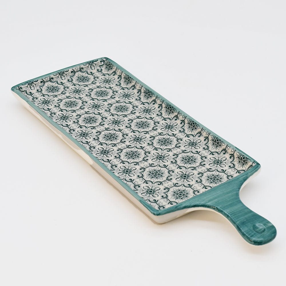 Padrão I Ceramic Serving Dish - Green