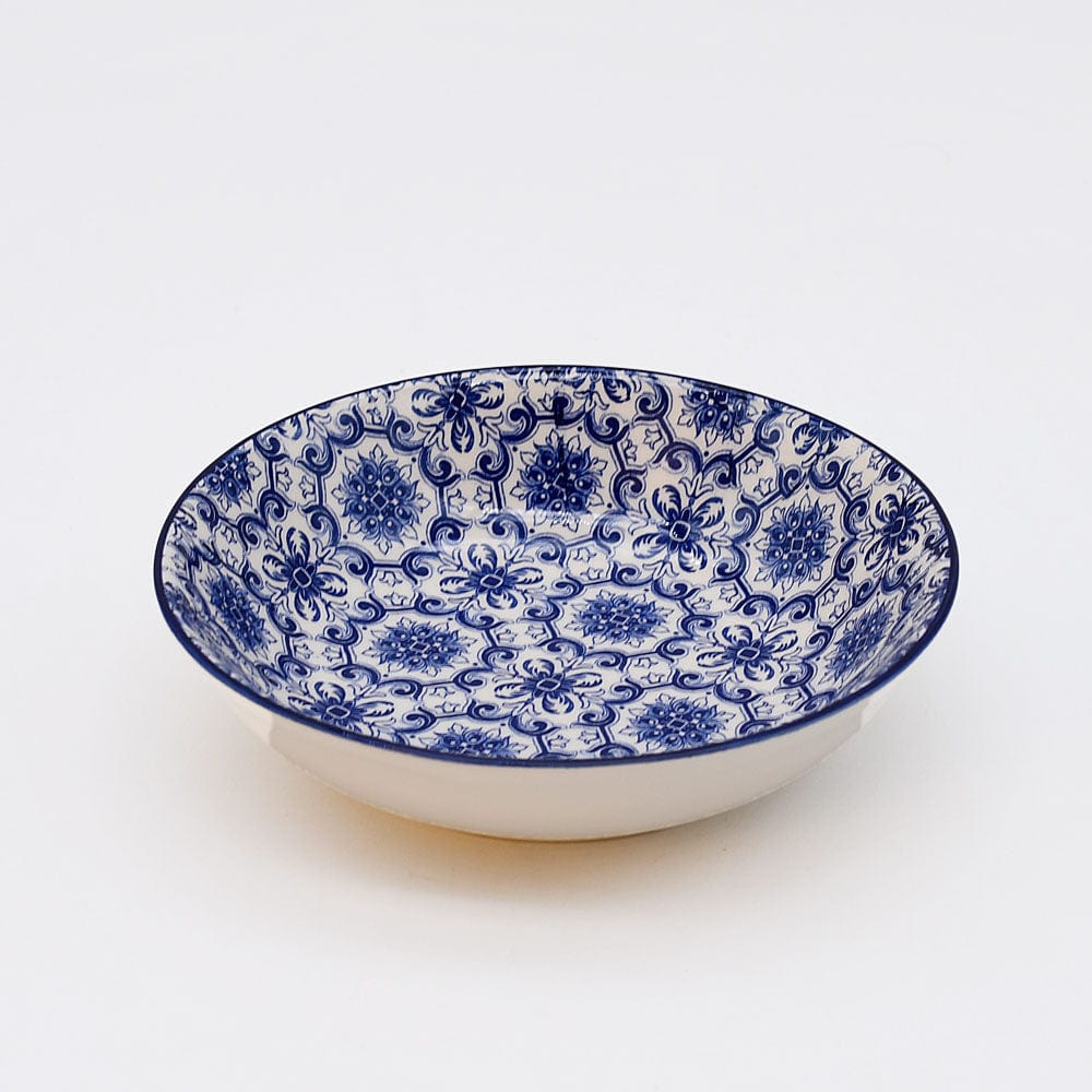 Padrão I Ceramic Snack Bowl 5.1'' - Blue