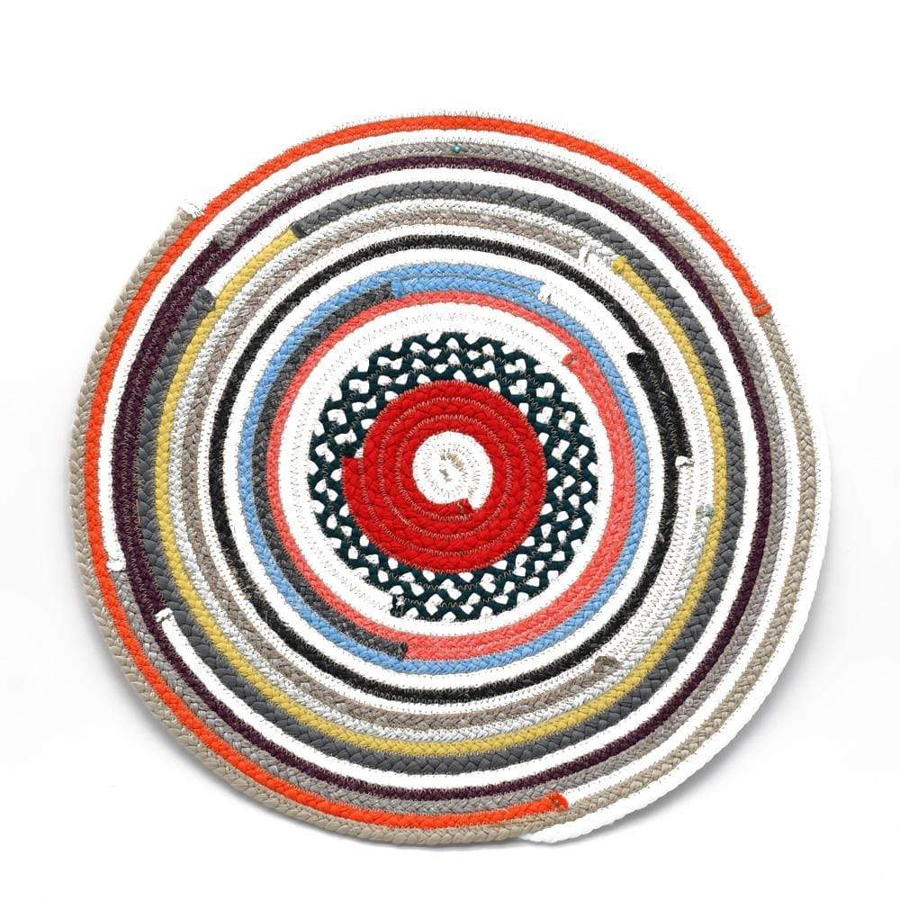 Placemat made from recycled natural fibers