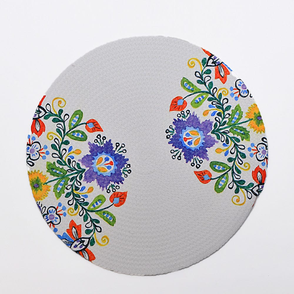 Placemat made from recycled natural fibers