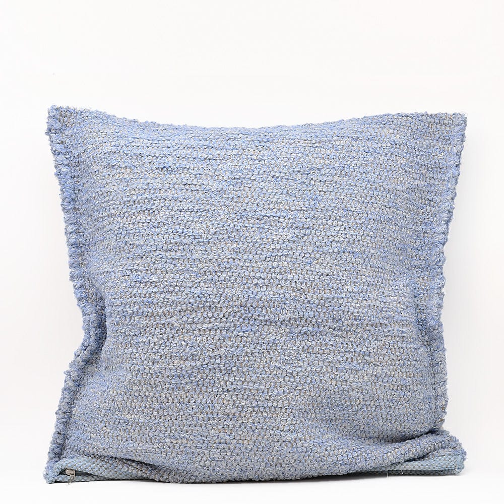 Portuguese Handmade Oversized Pillow Cover - Light Blue