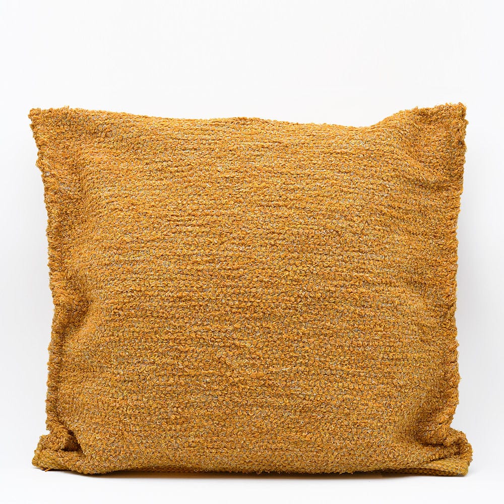 Portuguese Handmade Oversized Pillow Cover - Ochre