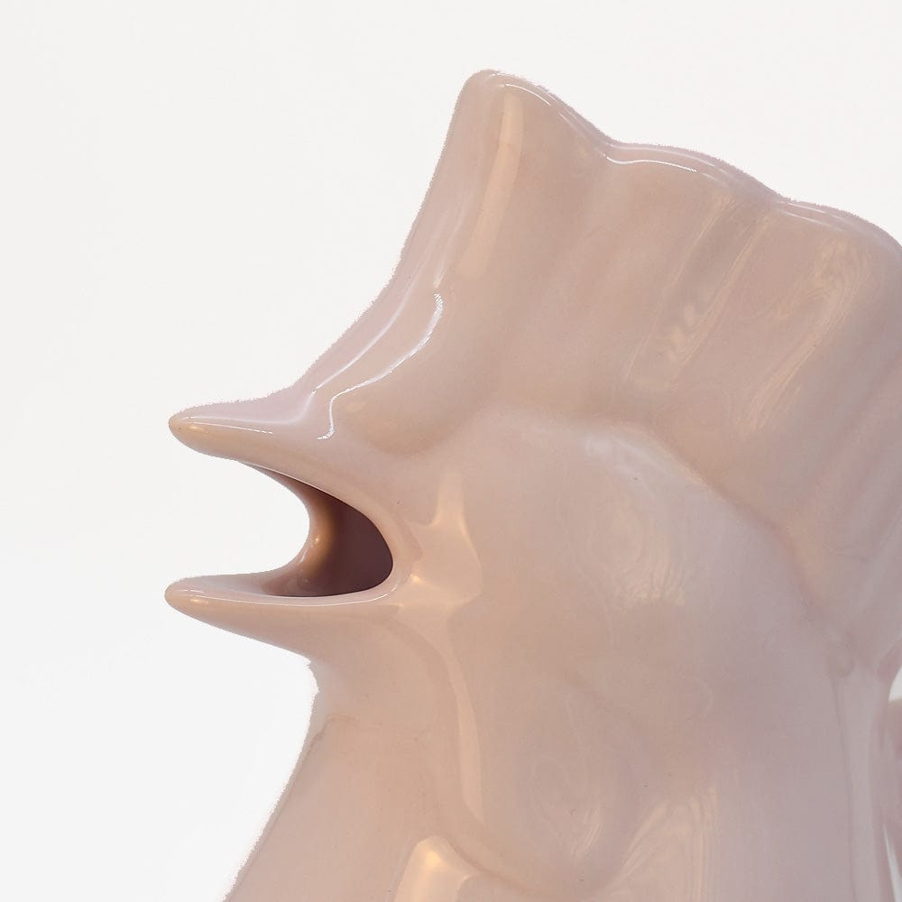 Rooster-Shaped Ceramic Pitcher - Pink