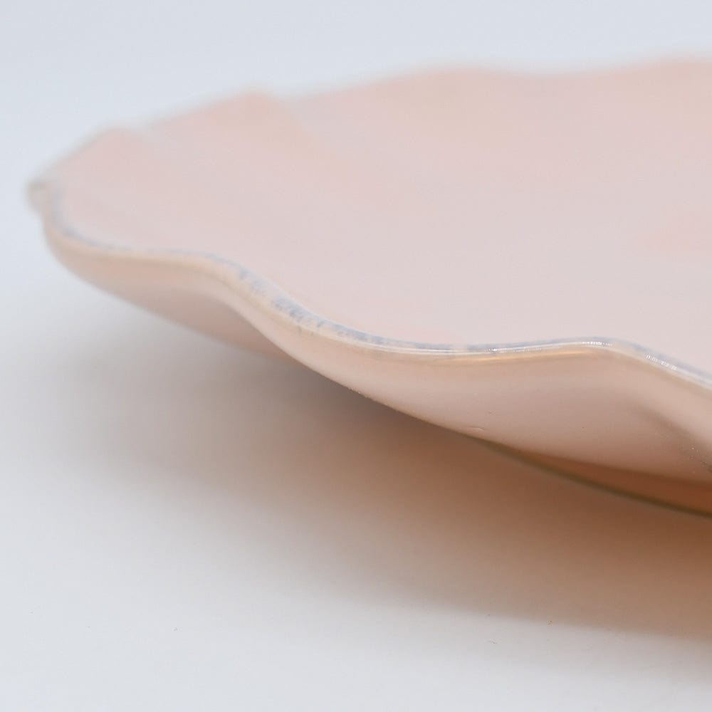 Rosa I Fine Stoneware Dinner Plate - Pink