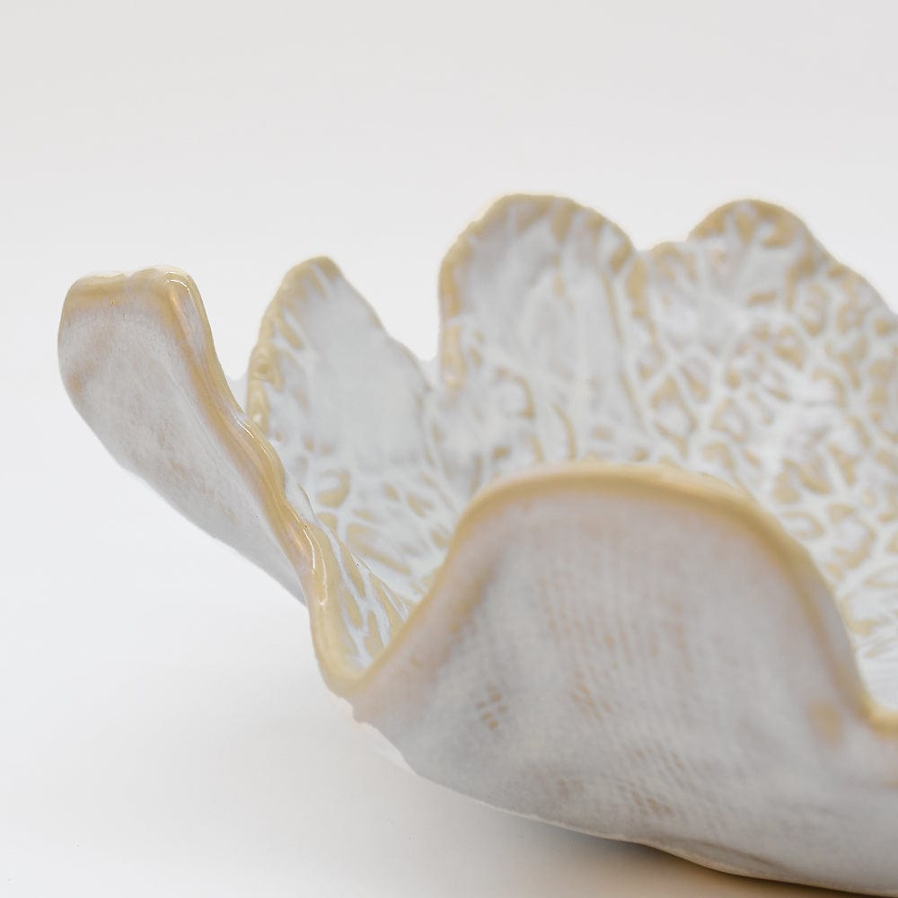 Saladier en grès en forme de chou