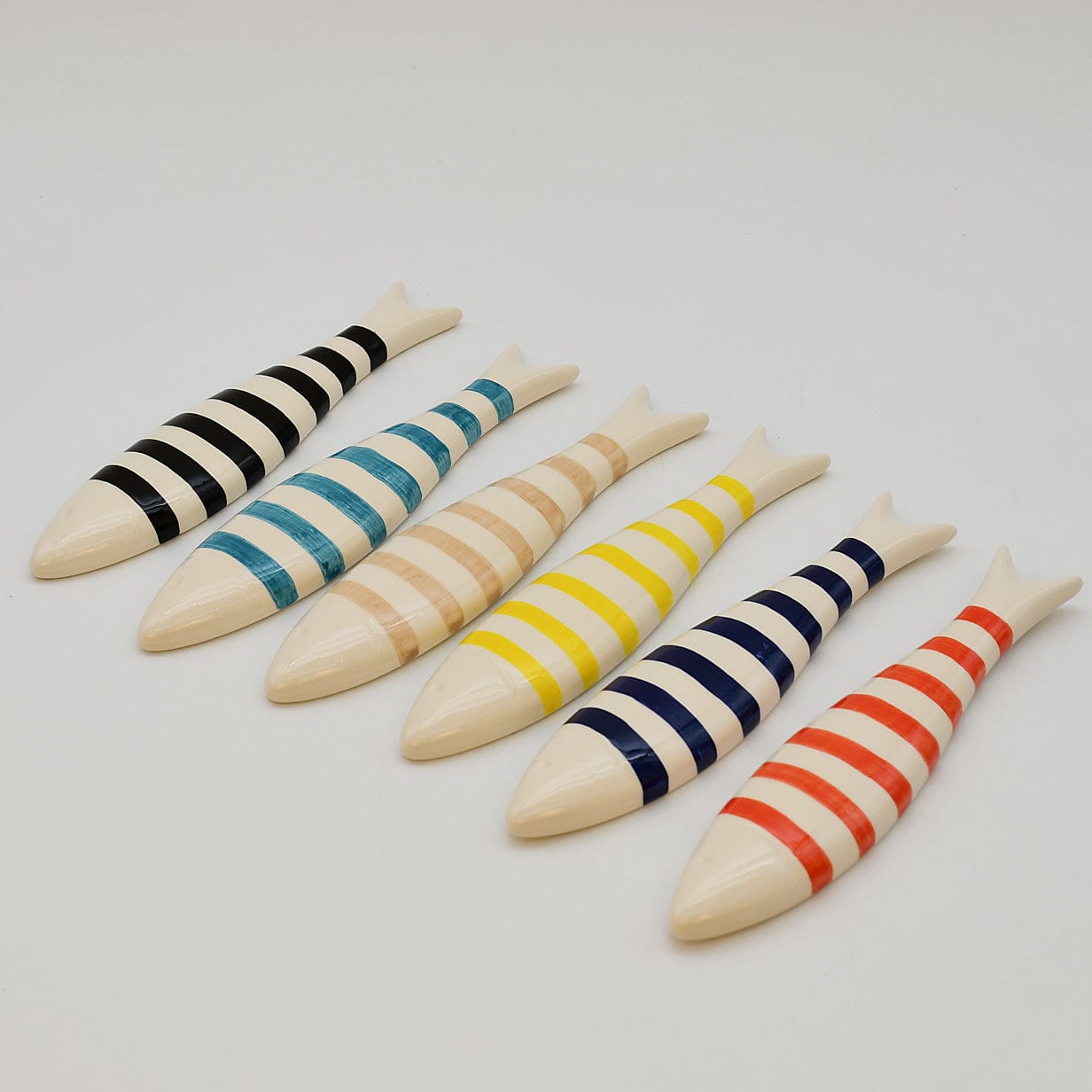 Sardine en céramique à poser - Jaune