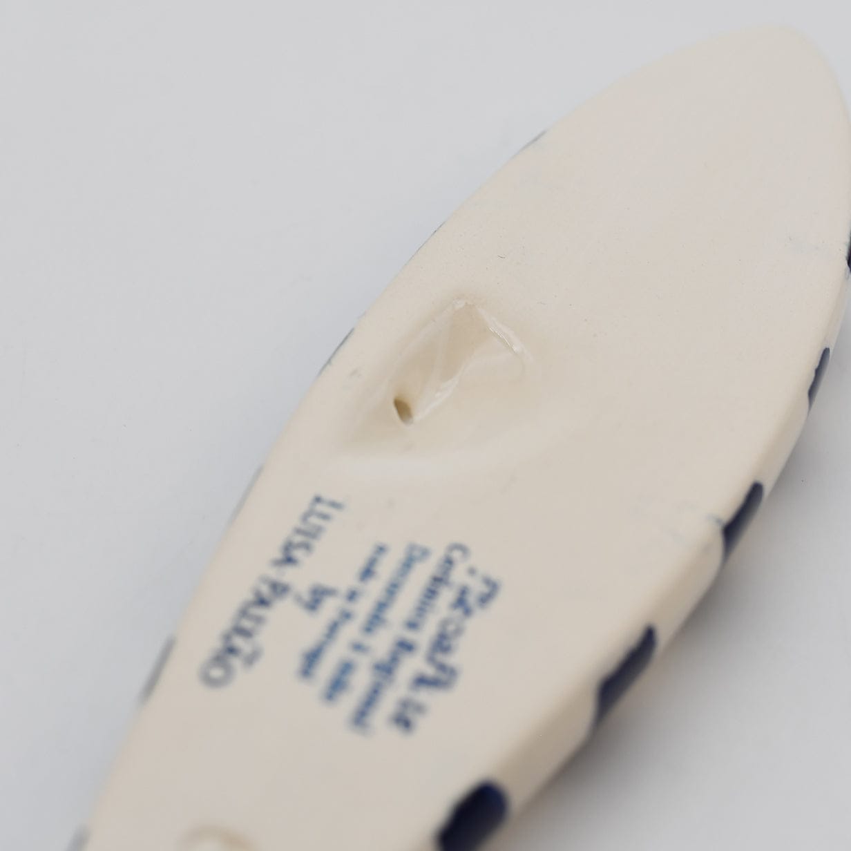 Sardine en céramique à poser - Jaune