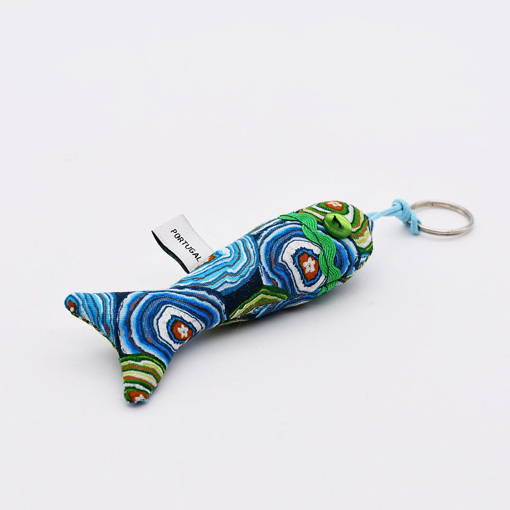 Sardine-Shaped Keychain - Blue #1