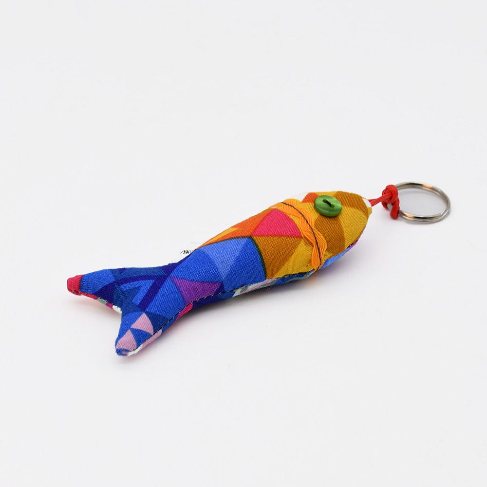 Sardine-Shaped Keychain - Blue #2