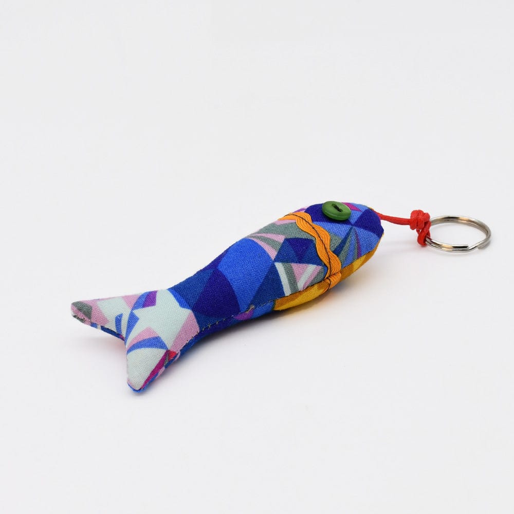 Sardine-Shaped Keychain - Blue #3