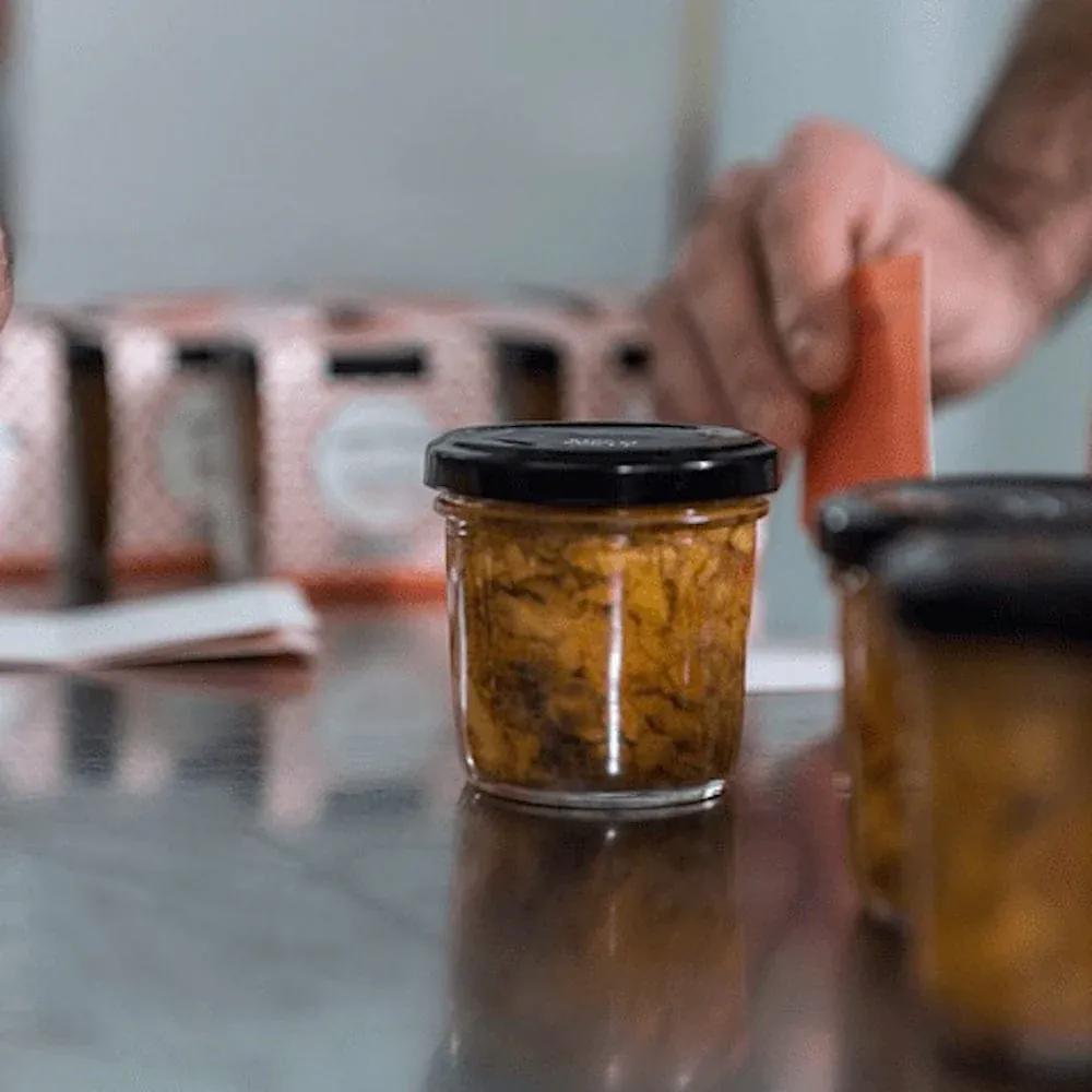 Sardines Verrine with tomato confit
