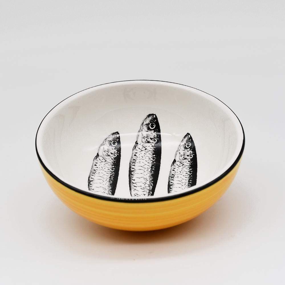 Sardinha I Ceramic bowl Yellow