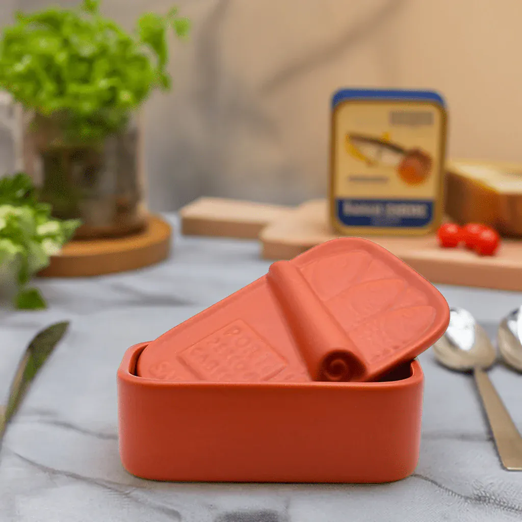 Sardinhas | Ceramic box - Terracotta