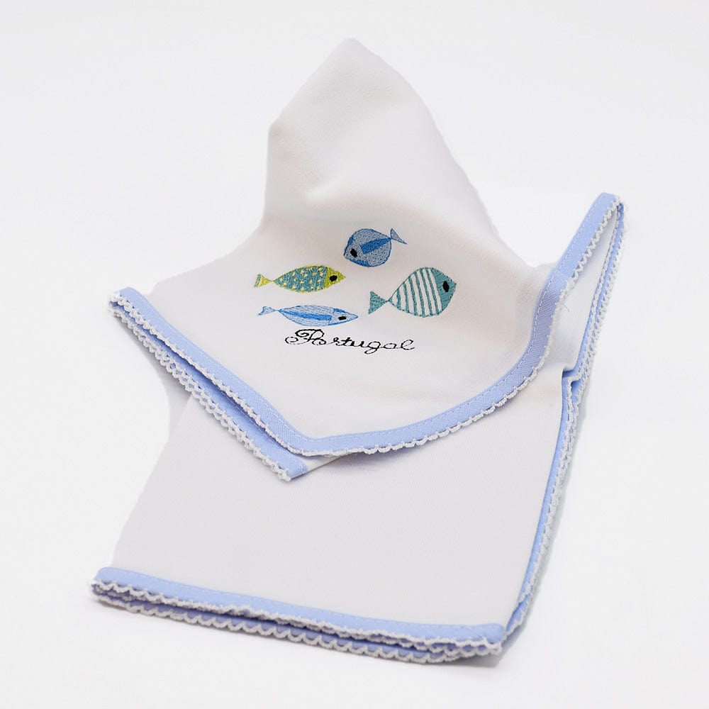 Sardinhas I Cotton Comforter - Blue