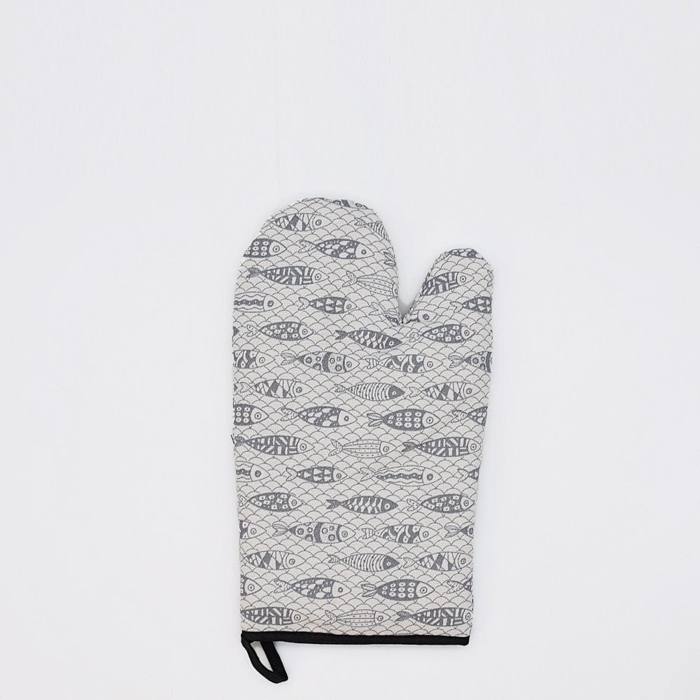 Sardinhas I Oven Mitt - Grey