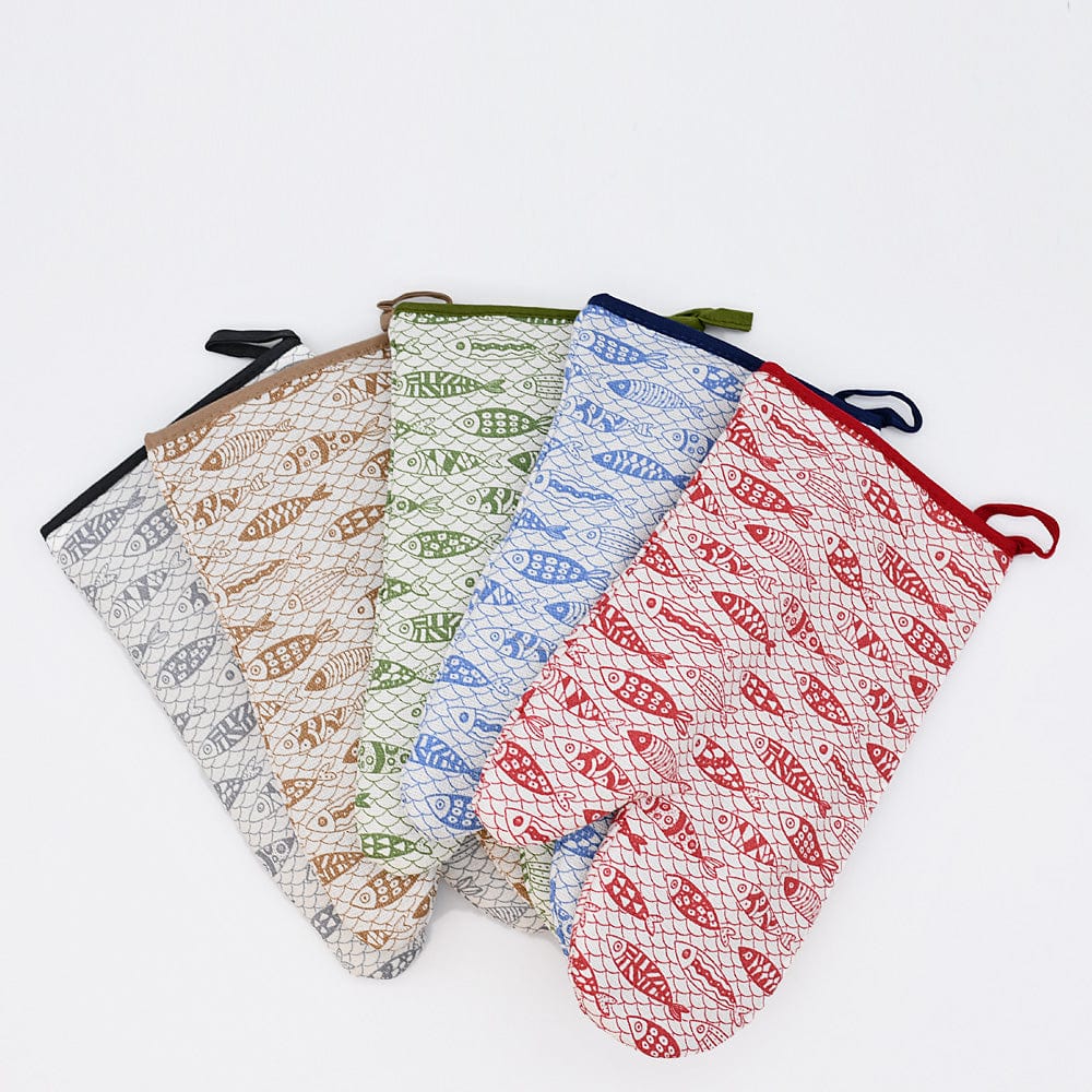 Sardinhas I Oven Mitt - Red