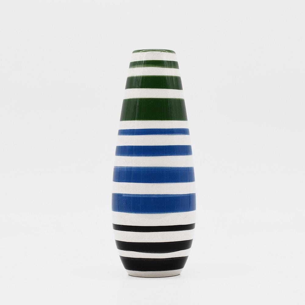 Set of 3 Ceramic Vases - Green